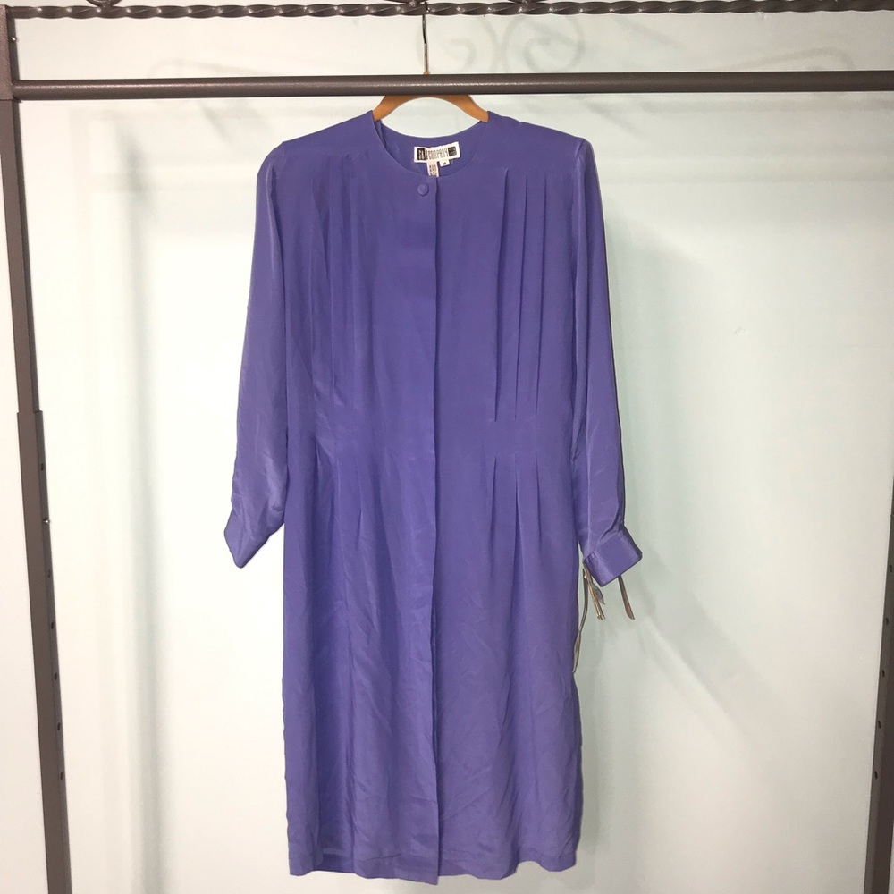 Periwinkle Long Sleeved Shift Dress